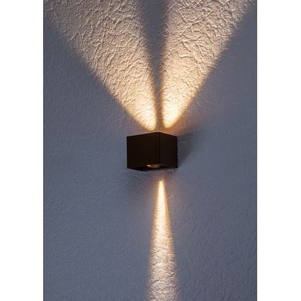 Rabalux - Aplique LED para exterior LED/10W/230V IP54 marrón