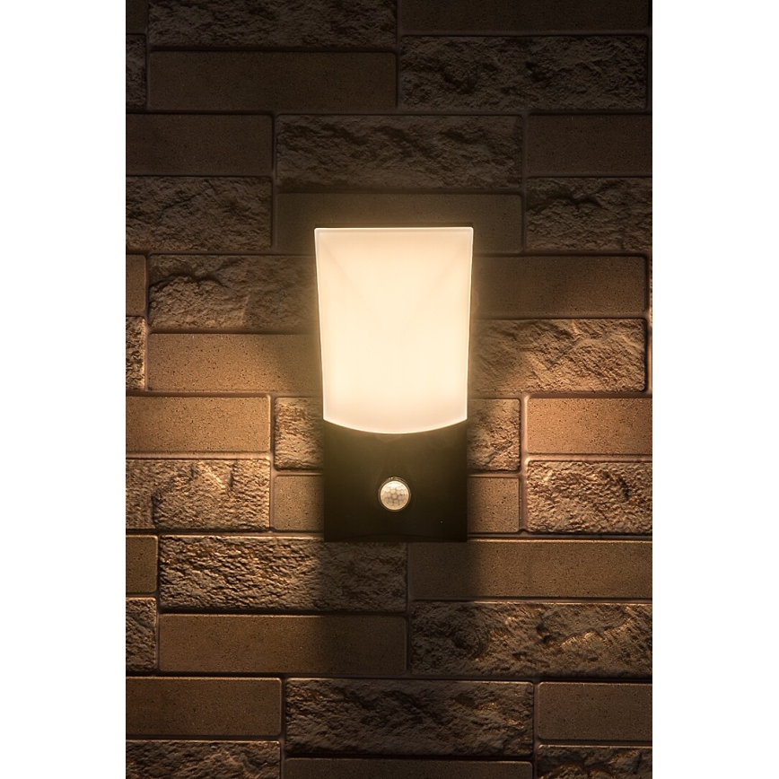 Rabalux - Aplique LED para exterior con sensor TOLNA LED/10W/230V IP54