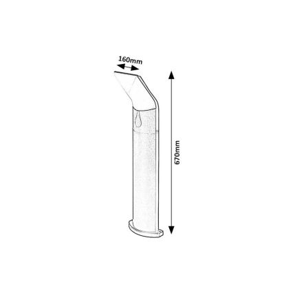 Rabalux - Lámpara LED de exterior LED/10W/230V IP54