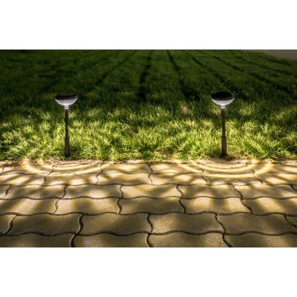 Rabalux - Lámpara solar LED RGB LED/0,1W/1,2V 600mAh IP44