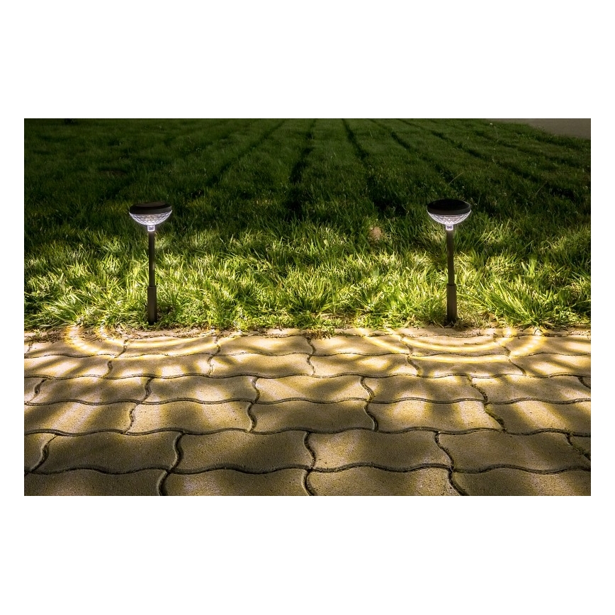 Rabalux - Lámpara solar LED RGB LED/0,1W/1,2V 600mAh IP44