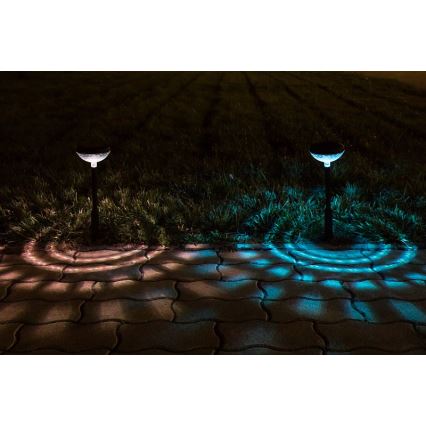 Rabalux - Lámpara solar LED RGB LED/0,1W/1,2V 600mAh IP44