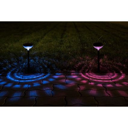 Rabalux - Lámpara solar LED RGB LED/0,1W/1,2V 600mAh IP44