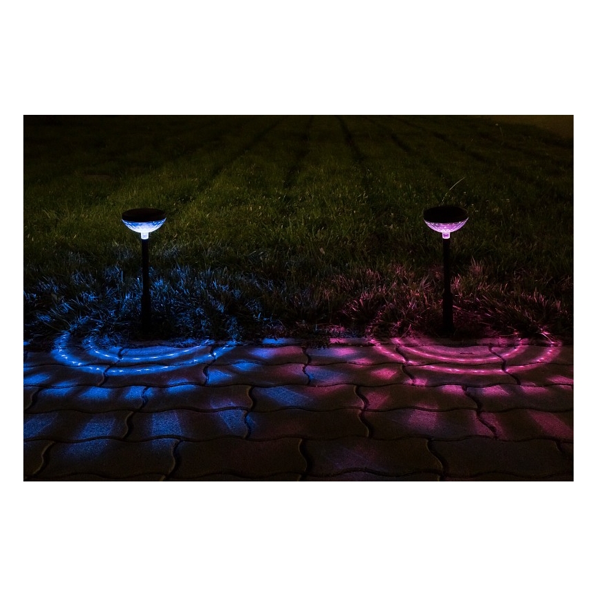 Rabalux - Lámpara solar LED RGB LED/0,1W/1,2V 600mAh IP44
