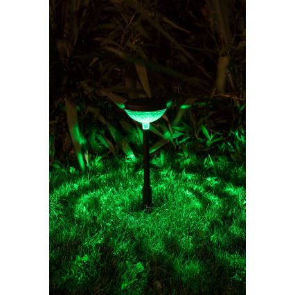 Rabalux - Lámpara solar LED RGB LED/0,1W/1,2V 600mAh IP44