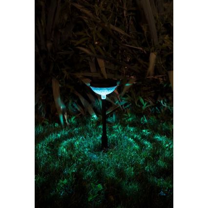 Rabalux - Lámpara solar LED RGB LED/0,1W/1,2V 600mAh IP44