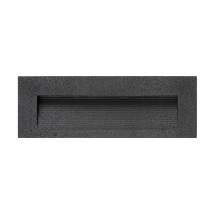 Rabalux - Aplique de pared exterior LED/6W/230V IP65 negro