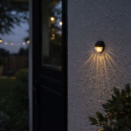 Rabalux - Pack de 2 apliques solares de pared LED/0,06W/1,2V 300 mAh IP44