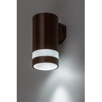 Rabalux - LED Aplique de pared exterior LED/9W/230V IP65 marrón