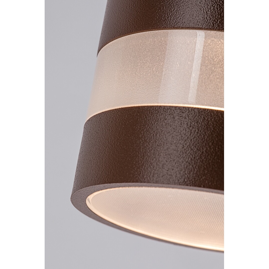 Rabalux - Aplique de pared exterior LED/16W/230V IP65 marrón