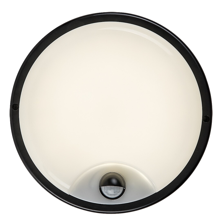 Rabalux - Aplique LED exterior con sensor LED/18W/230V IP65 negro