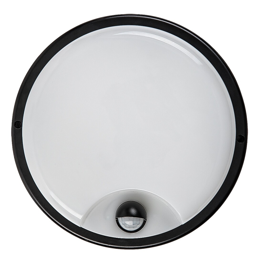 Rabalux - Aplique LED exterior con sensor LED/18W/230V IP65 negro