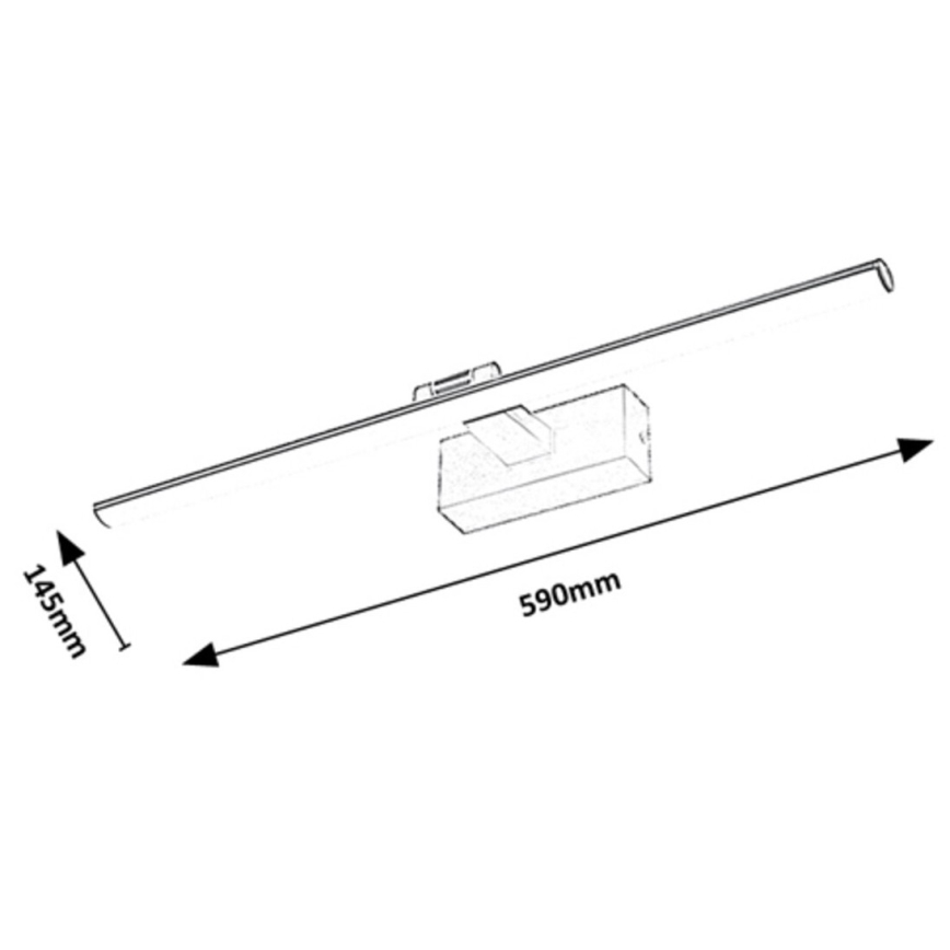 Rabalux - Lámpara LED de cuadro LED/12W/230V 3000K 59 cm