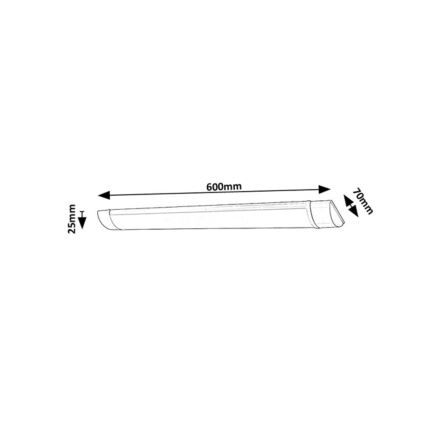 Rabalux - Luminaria LED bajo mueble LED/18W/230V 60 cm