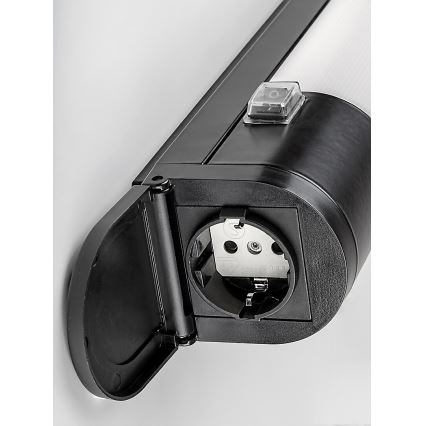 Rabalux - Lámpara LED para debajo del mueble de cocina con enchufe LED/17W/230V 4000K IP44 negro 57 cm
