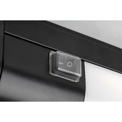 Rabalux - Lámpara LED para debajo del mueble de cocina con enchufe LED/17W/230V 4000K IP44 negro 57 cm