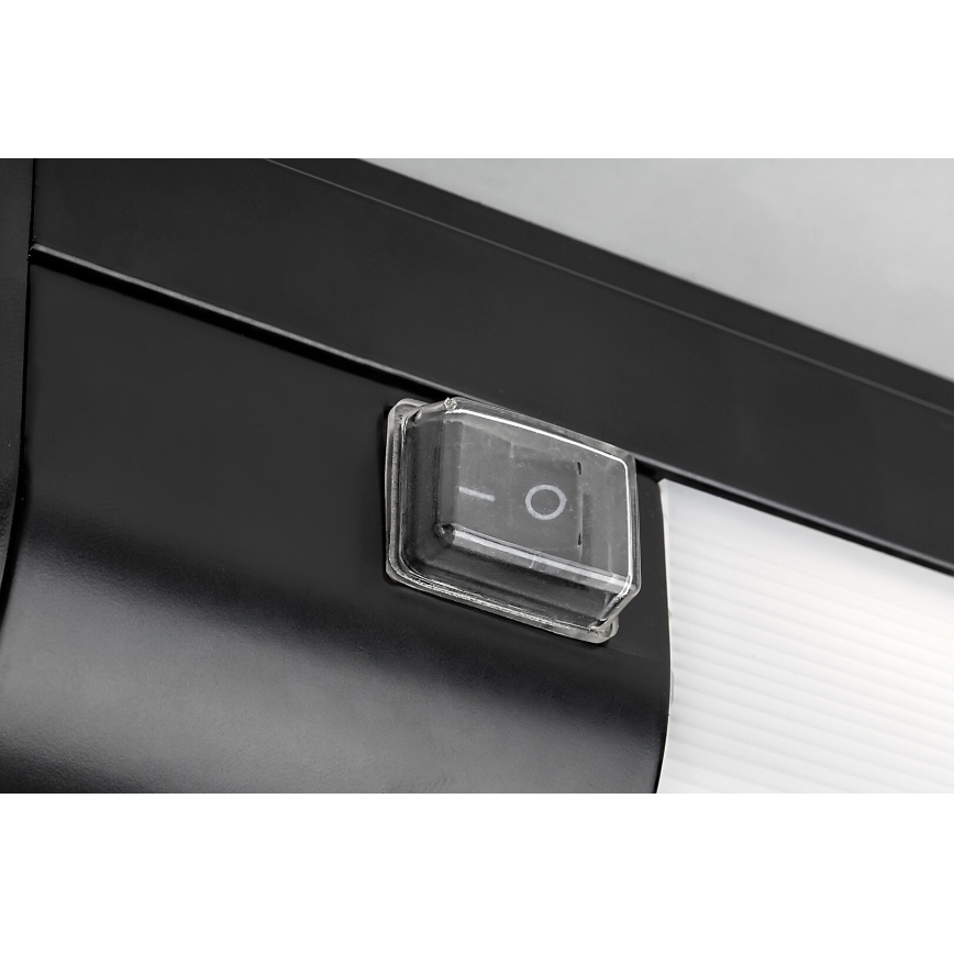 Rabalux - Lámpara LED para debajo del mueble de cocina con enchufe LED/17W/230V 4000K IP44 negro 57 cm