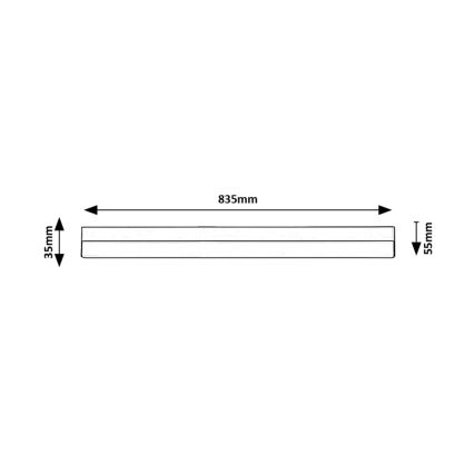 Rabalux - Lámpara LED debajo del gabinete LED/20W/230V 4000K 83 cm blanco