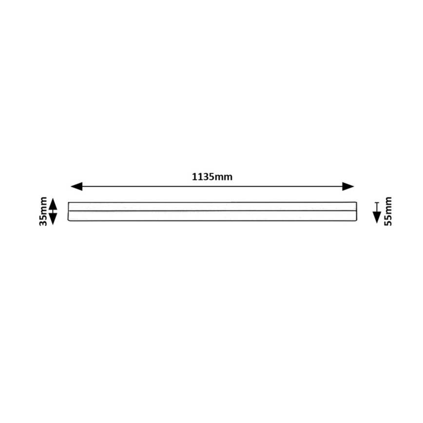 Rabalux - Lámpara LED debajo del gabinete LED/24W/230V 4000K 113 cm blanco