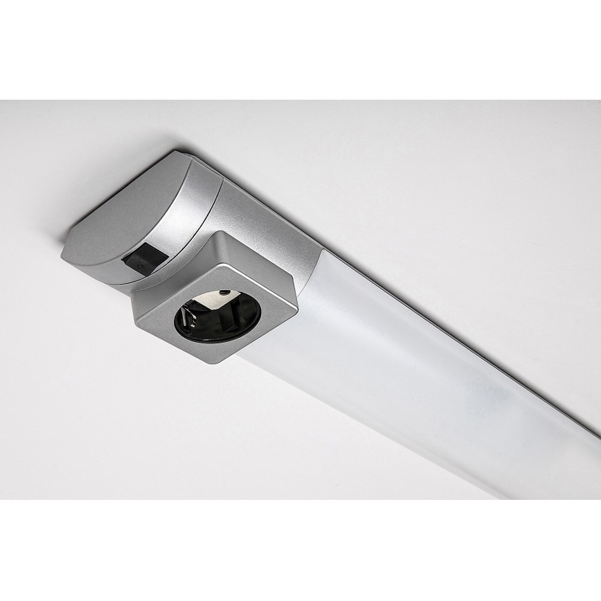 Rabalux - Iluminación LED bajo mueble con toma LED/5W/230V 4000K 45 cm cromo mate