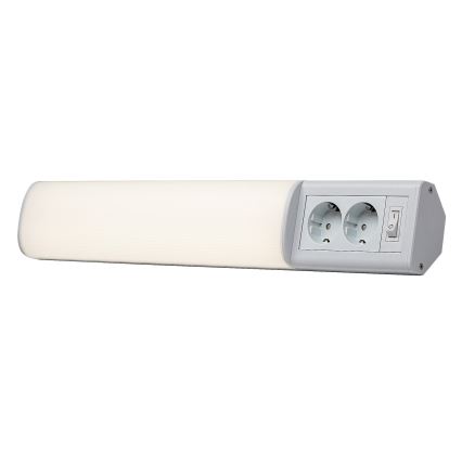 Rabalux - Lámpara LED debajo del gabinete con 2 enchufes LED/10W/230V 4000K 50 cm blanco