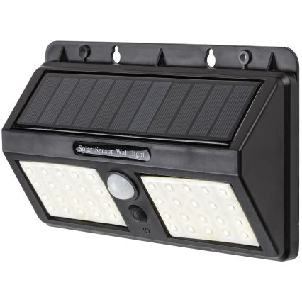 Rabalux - Lámpara de pared solar LED con sensor IP44 1200 mAh