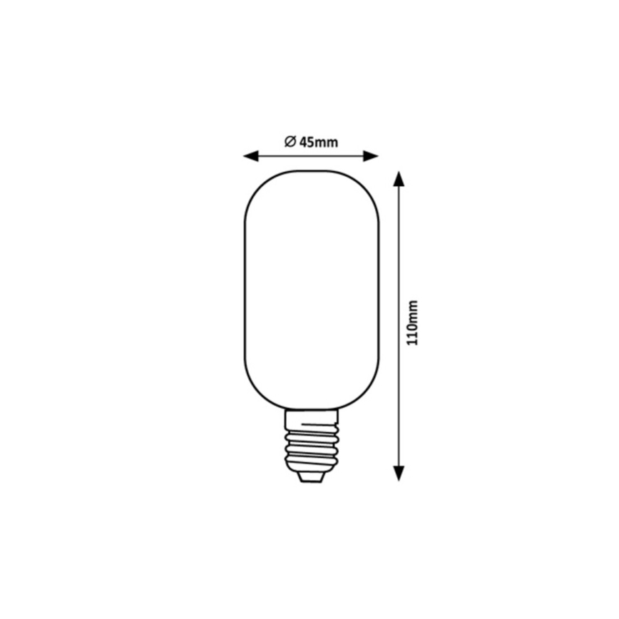 Rabalux - Bombilla LED T45 E27/4W/230V 3000K