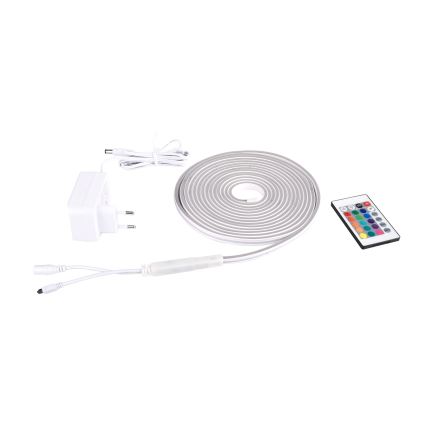 Rabalux - Tira LED RGBW regulable LED/21W/230V 5 m IP67 + control remoto