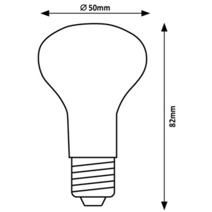 Rabalux - Bombilla LED R50 E14/5W/230V 3000K