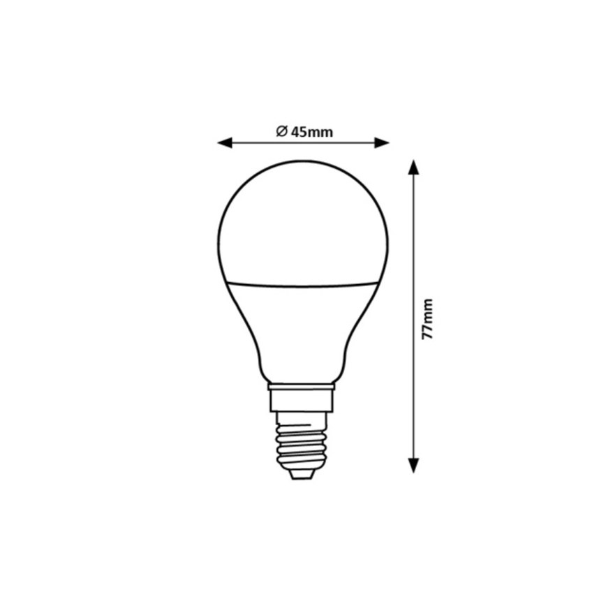 Rabalux - Bombilla LED G45 E14/5W/230V 4000K