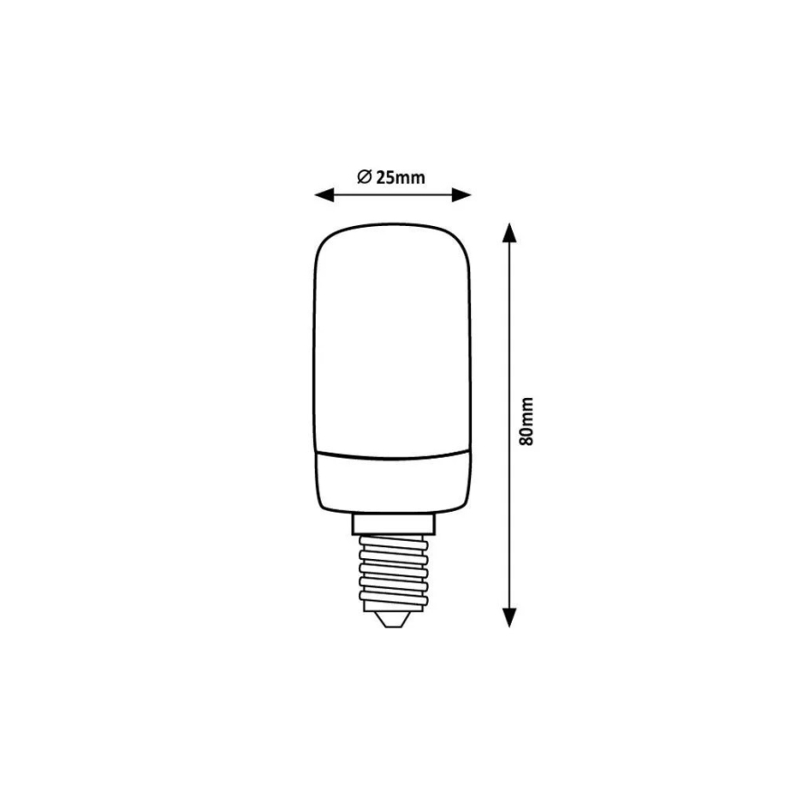 Rabalux - Bombilla LED T25 E14/4W/230V 4000K