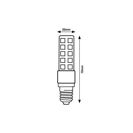 Rabalux - Bombilla LED T20 E14/6W/230V 3000K