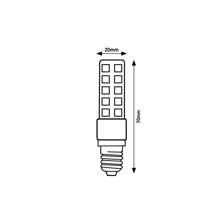Rabalux - Bombilla LED T20 E14/6W/230V 3000K