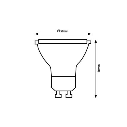 Rabalux - Bombilla LED SMD GU10/7W/230V 4000K