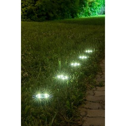 Rabalux - Lámpara solar LED exterior con sensor LED/0,24W/1xAA 400 mAh negra IP44