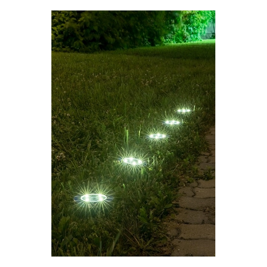 Rabalux - Lámpara solar LED exterior con sensor LED/0,24W/1xAA 400 mAh negra IP44