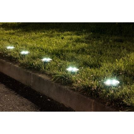 Rabalux - Lámpara solar LED exterior con sensor LED/0,24W/1xAA 400 mAh negra IP44