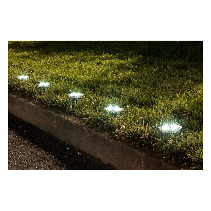 Rabalux - Lámpara solar LED exterior con sensor LED/0,24W/1xAA 400 mAh negra IP44