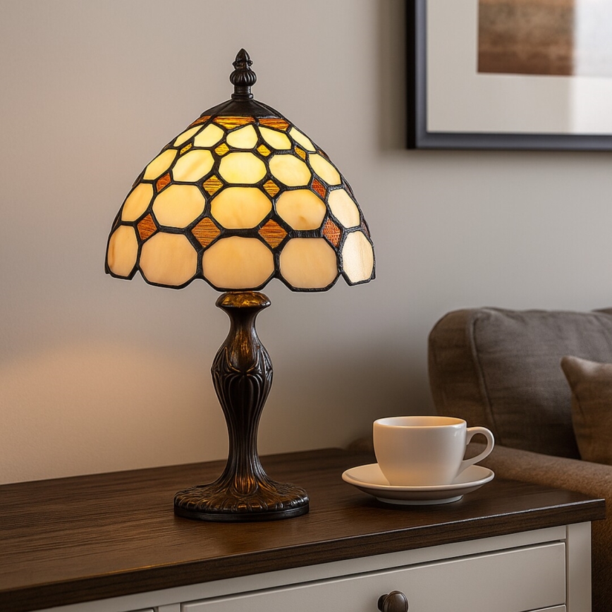 Rabalux - Tiffany lámpara de mesa de vidriera 1xE14/40W/230V