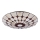 Rabalux 8091 - Lámpara de techo con vidriera Tiffany MARVEL 2xE27/60W/230V d. 40 cm