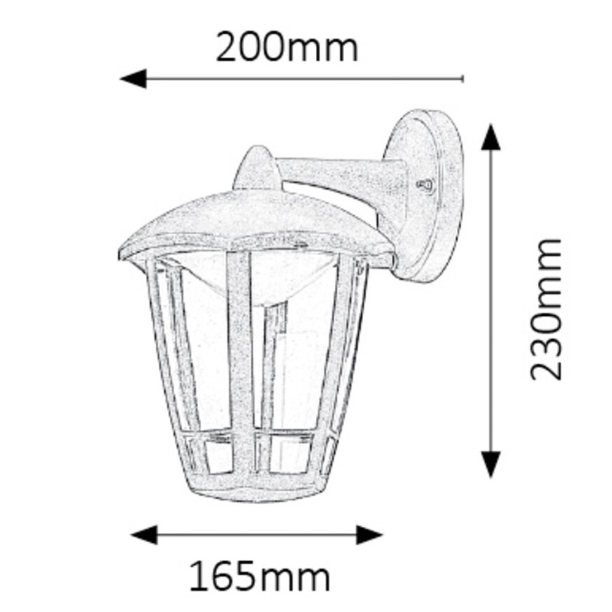 Rabalux - Aplique LED exterior LED/8W/230V IP44