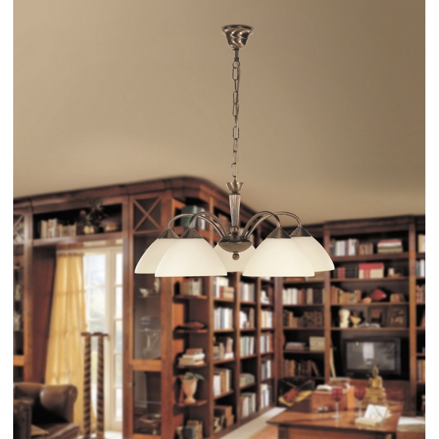 Rabalux - Lámpara colgante 5xE14/40W/230V