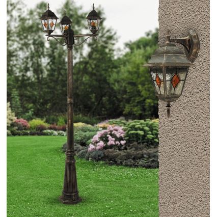 Rabalux - Lámpara exterior 3xE27/60W/230V