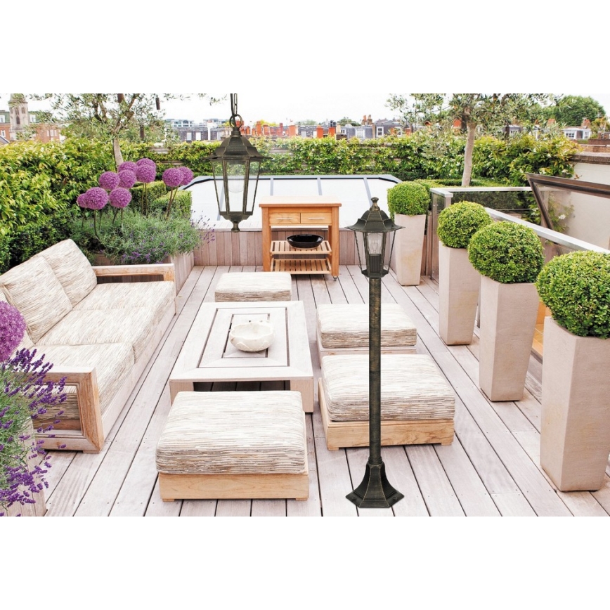 Rabalux - Lámpara colgante exterior 1xE27/60W/230V