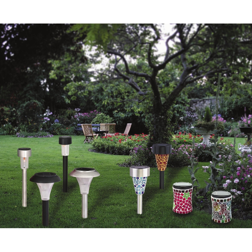 Rabalux - Iluminación solar LED/0,1W/1xNi-MH 400 mAh IP44