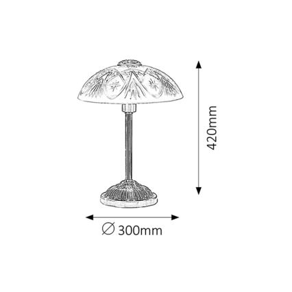 Rabalux - Lámpara de mesa 1xE14/40W/230V