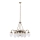 Rabalux 8636 - Lámpara colgante ANNABELLA 6xE14/40W+2xE27/60W