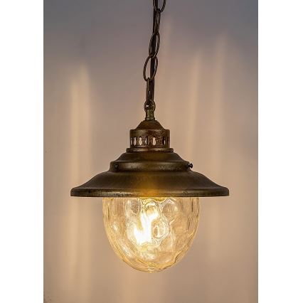 Rabalux - Lámpara colgante exterior 1xE27/60W/230V