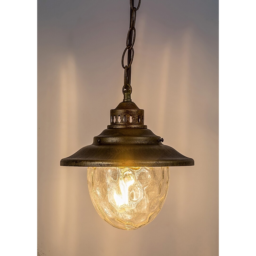 Rabalux - Lámpara colgante exterior 1xE27/60W/230V