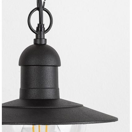 Rabalux - Lámpara colgante exterior 1xE27/60W antracita IP44